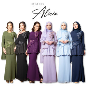 Kurung Alicia Dewasa (XXS-4XL)