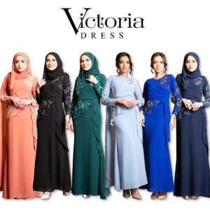 Dress Victoria Dewasa (XXS-4XL)