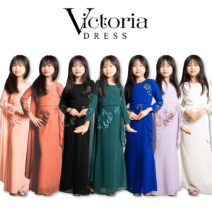 Dress Victoria budak (1y-8y)