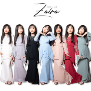 Kurung Zaira budak (10y-12y)