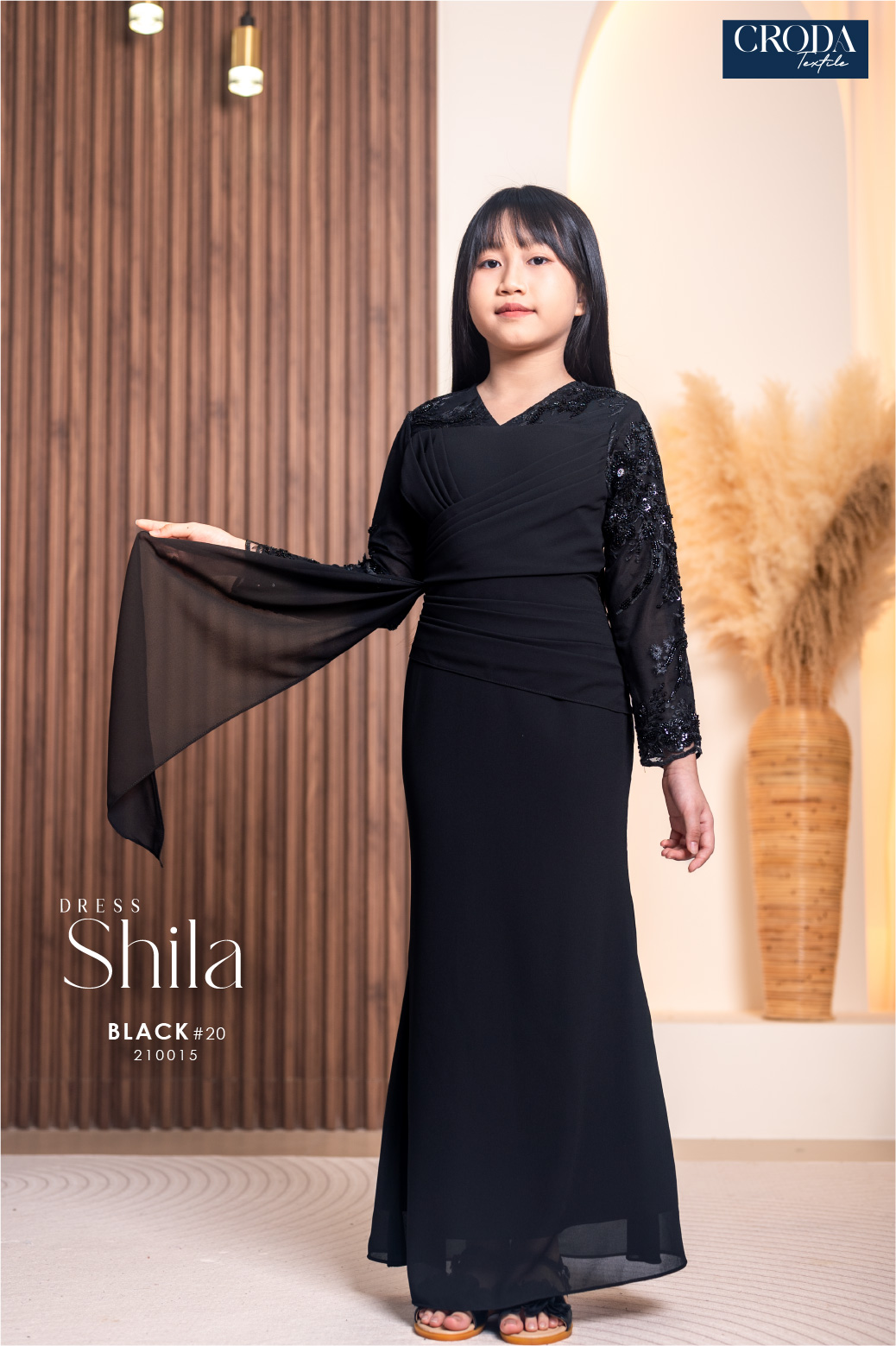 Dress Shila budak (1y~8y) - Image 3