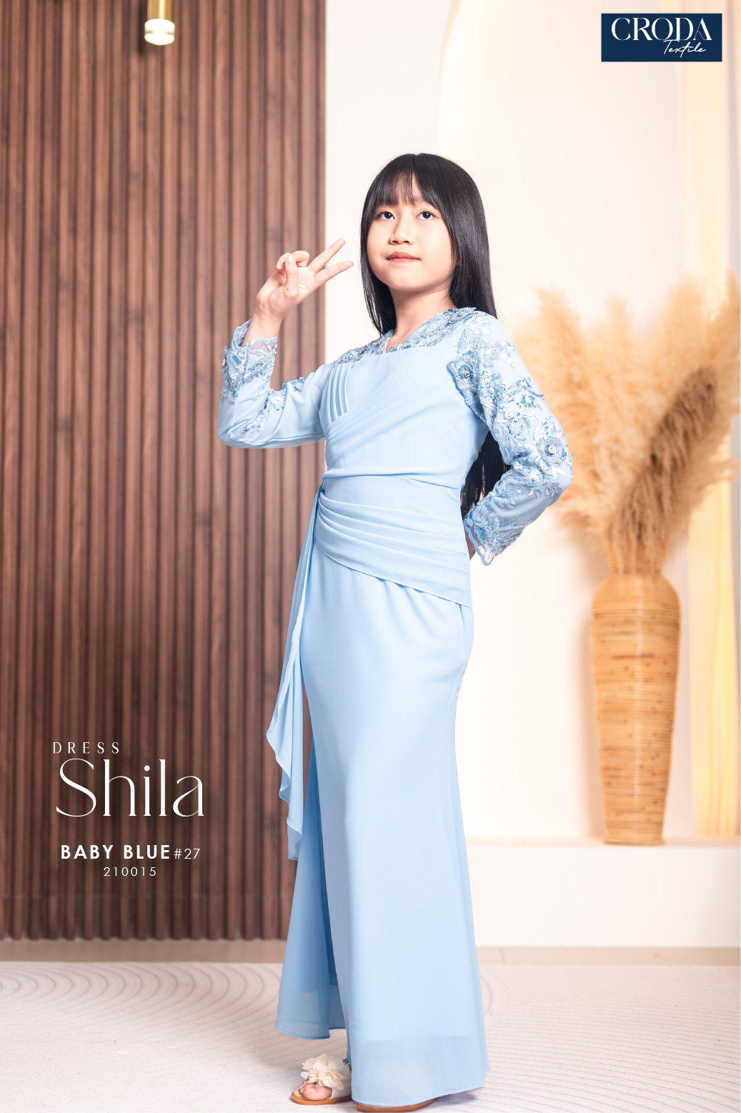 Dress Shila budak (1y~8y) - Image 2