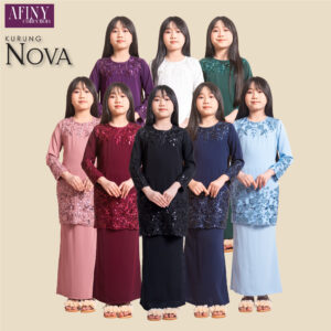 Kurung Nova kids (10y-12y)