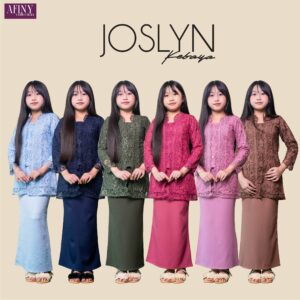 Kebaya Joslyn size budak (10y~12y)
